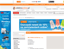 Tablet Screenshot of mpl.elektroonline.pl