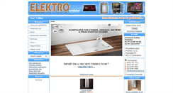 Desktop Screenshot of elektroonline.sk