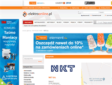 Tablet Screenshot of nkt.elektroonline.pl
